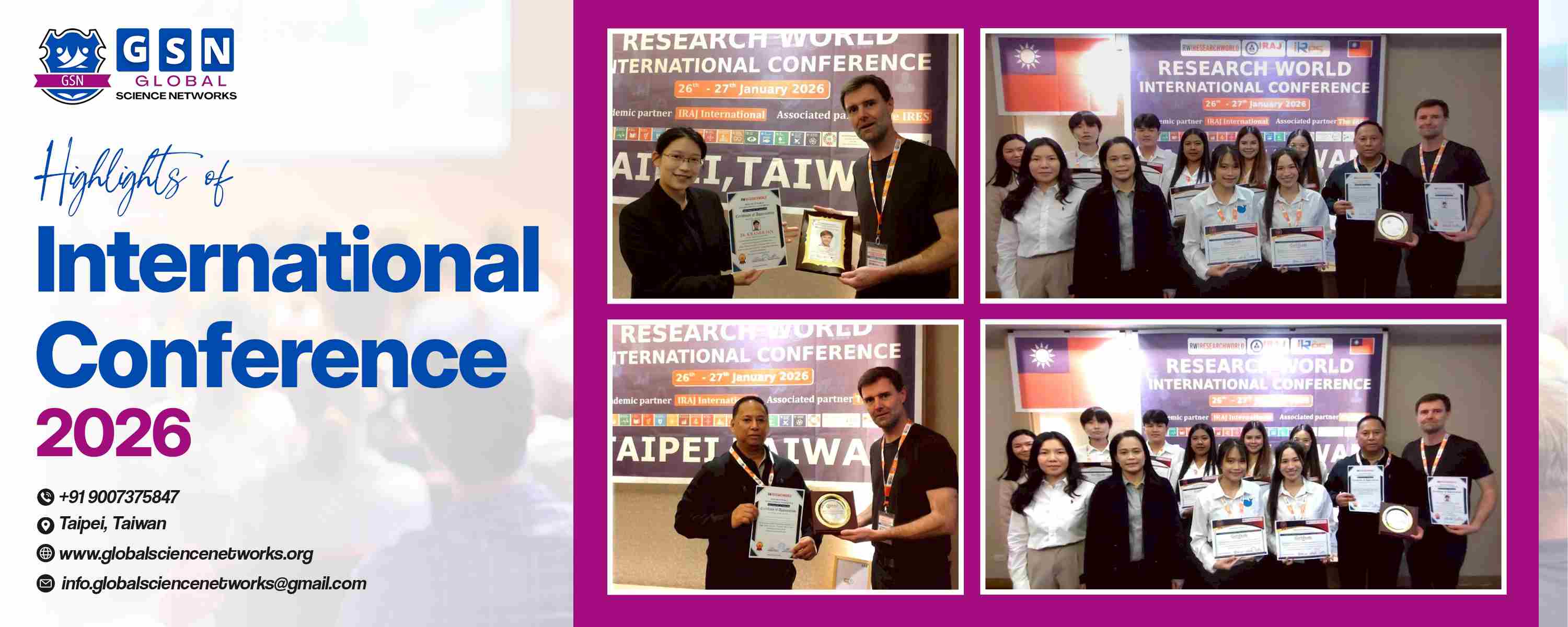 Highlights of International Conferences
