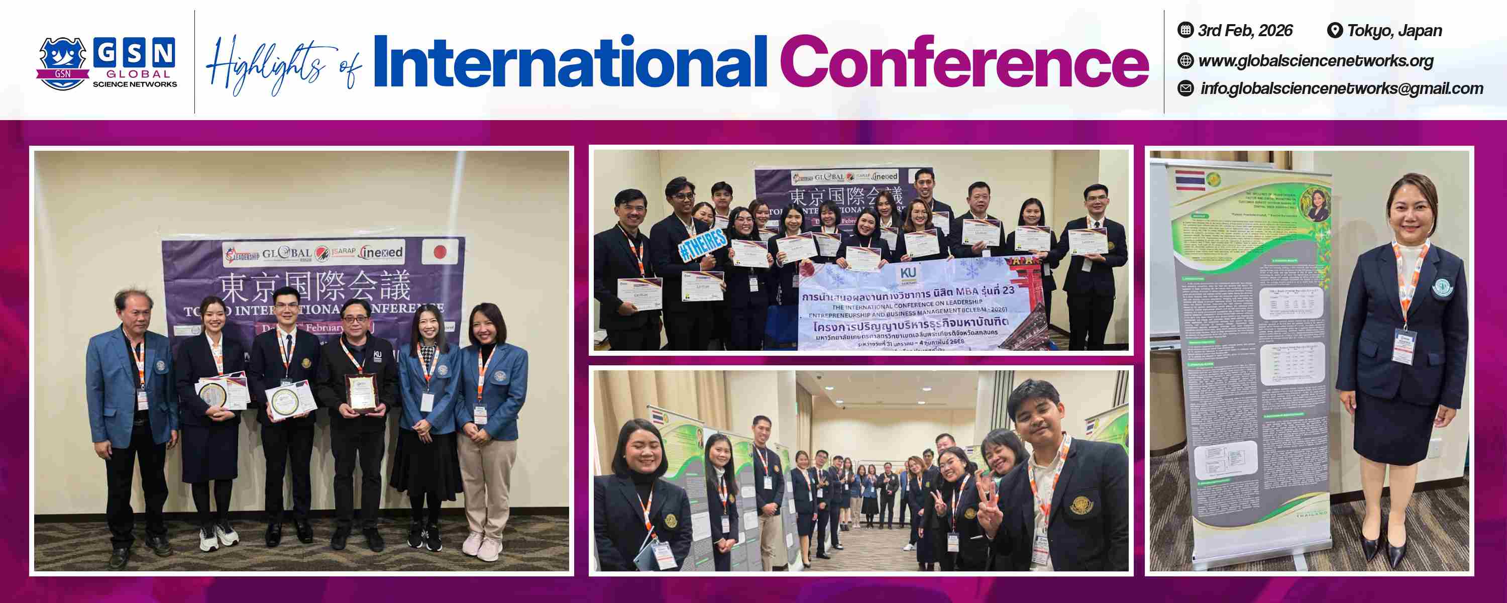 International Conference in Tokyo, Japan