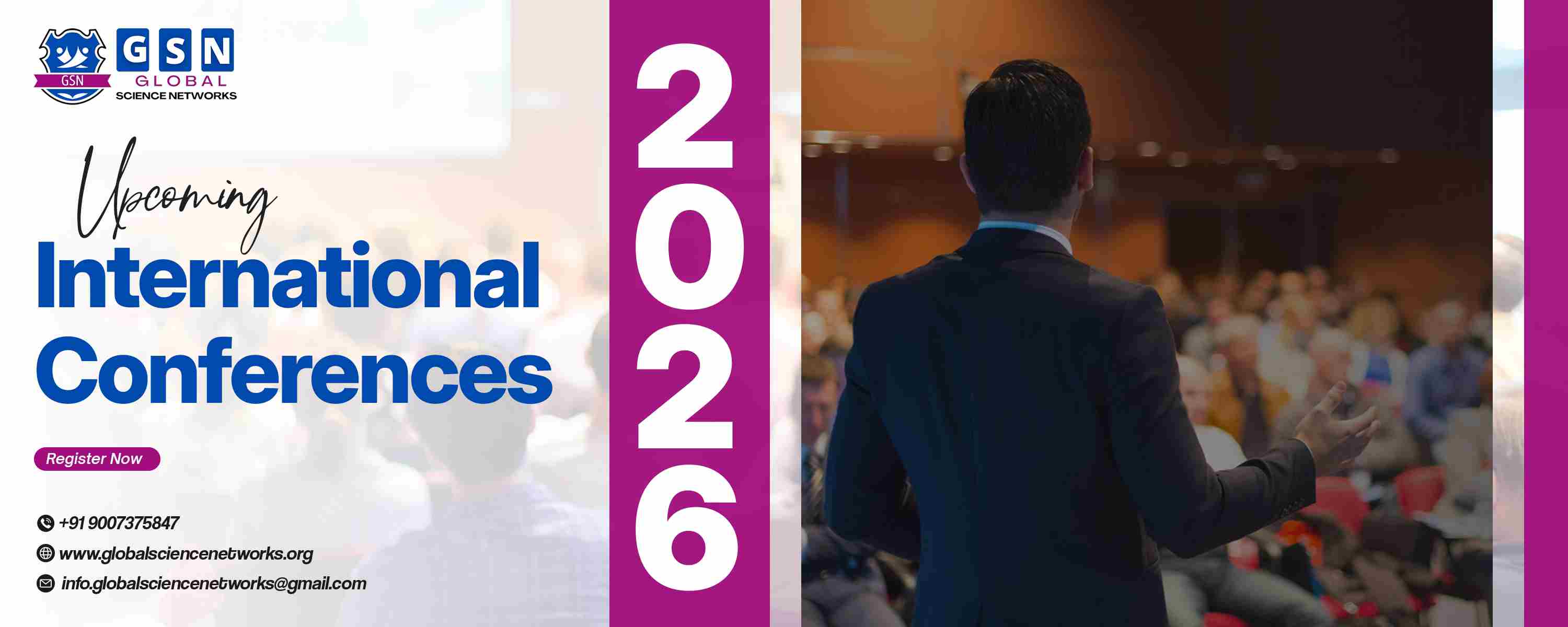 Upcoming International Conferences